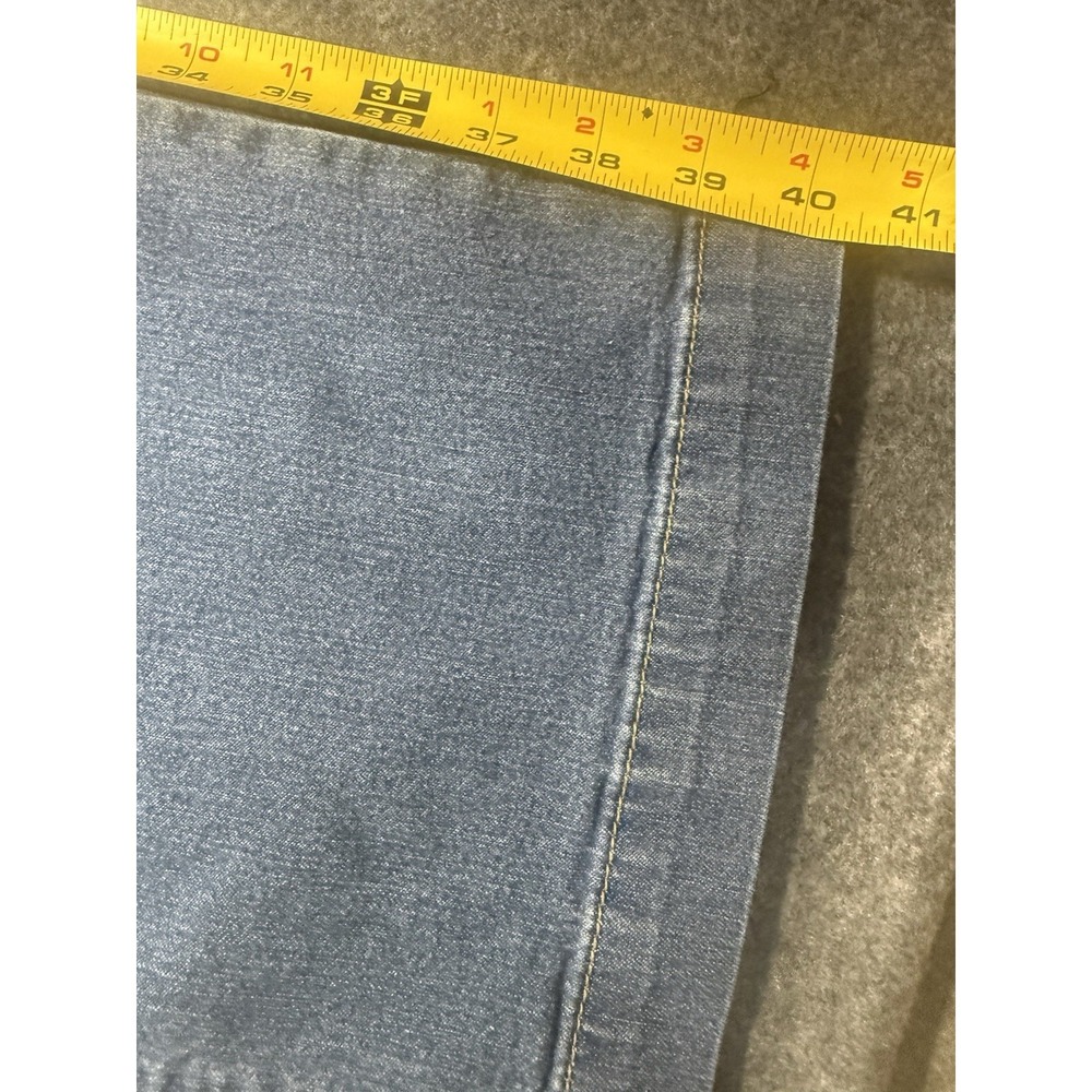 Michael Kors Wide Leg Patch Pocket Denim Jeans Size 12 - Picture 6 of 11